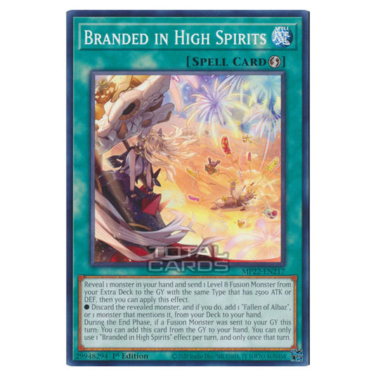 Yu-Gi-Oh! - 2022 Tin of the Pharaoh's Gods - Branded in High Spirits (Common) MP22-EN217