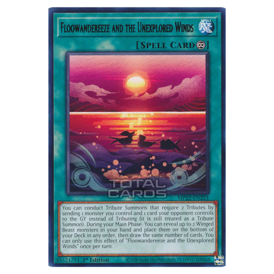 Yu-Gi-Oh! - 2022 Tin of the Pharaoh's Gods - Floowandereeze and the Unexplored Winds (Rare) MP22-EN221