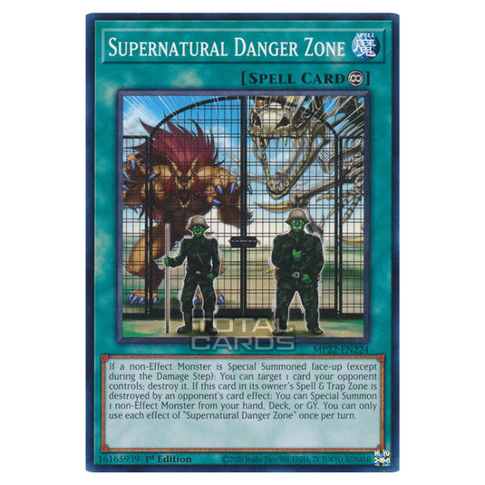 Yu-Gi-Oh! - 2022 Tin of the Pharaoh's Gods - Supernatural Danger Zone (Common) MP22-EN224