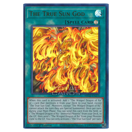 Yu-Gi-Oh! - 2022 Tin of the Pharaoh's Gods - The True Sun God (Ultra Rare) MP22-EN275