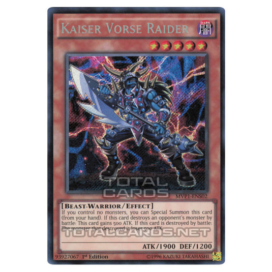 Yu-Gi-Oh! - The Dark Side of Dimensions Movie Pack Secret Edition - Kaiser Vorse Raider (Secret Rare) MVP1-ENS02 Yu-Gi-Oh! - The Dark Side of Dimensions Movie Pack Secret Edition - Kaiser Vorse Raider (Secret Rare) MVP1-ENS02