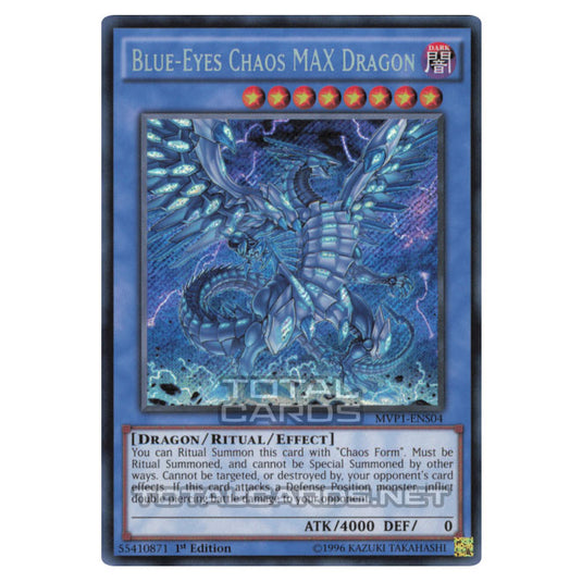 Yu-Gi-Oh! - The Dark Side of Dimensions Movie Pack Secret Edition - Blue-Eyes Chaos MAX Dragon (Secret Rare) MVP1-ENS04