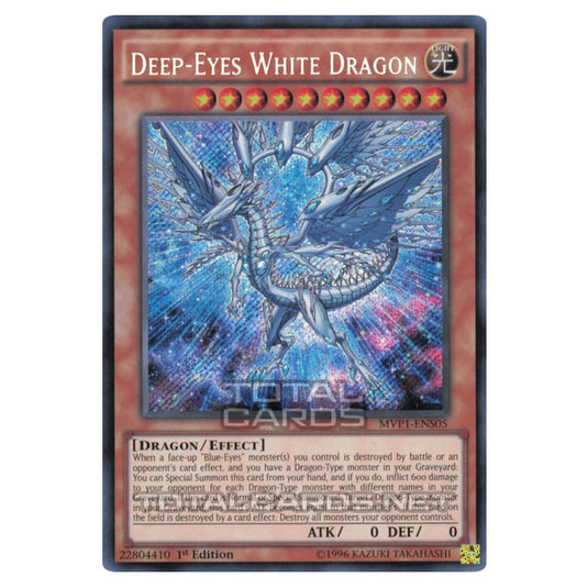 Yu-Gi-Oh! - The Dark Side of Dimensions Movie Pack Secret Edition - Deep-Eyes White Dragon (Secret Rare) MVP1-ENS05