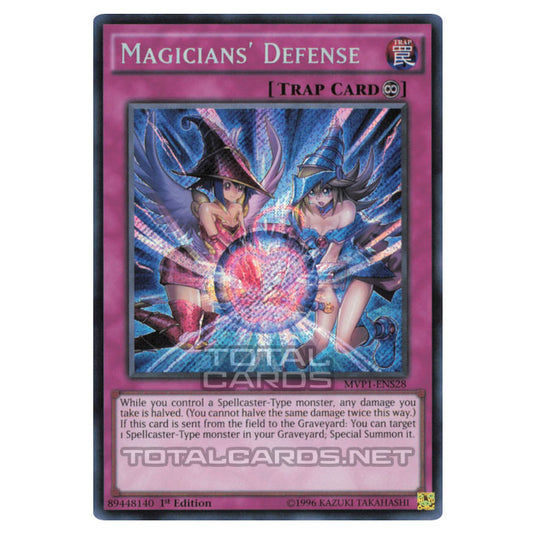 Yu-Gi-Oh! - The Dark Side of Dimensions Movie Pack Secret Edition - Magicians&#039; Defense (Secret Rare) MVP1-ENS28