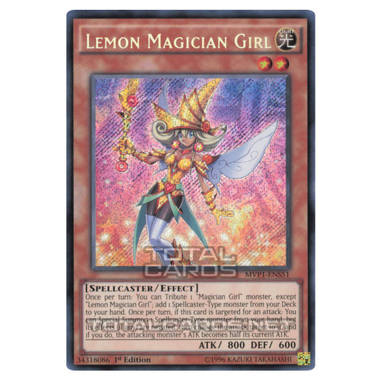 Yu-Gi-Oh! - The Dark Side of Dimensions Movie Pack Secret Edition - Lemon Magician Girl (Secret Rare) MVP1-ENS51