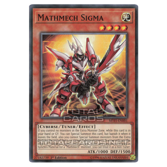 Yu-Gi-Oh! - Mystic Fighters - Mathmech Sigma (Super Rare) MYFI-EN001