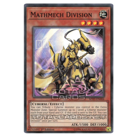 Yu-Gi-Oh! - Mystic Fighters - Mathmech Division (Super Rare) MYFI-EN006