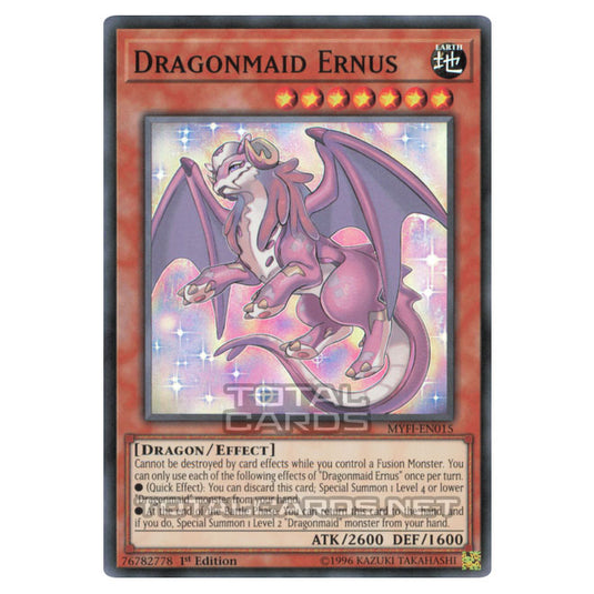 Yu-Gi-Oh! - Mystic Fighters - Dragonmaid Ernus (Super Rare) MYFI-EN015