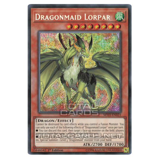 Yu-Gi-Oh! - Mystic Fighters - Dragonmaid Lorpar (Secret Rare) MYFI-EN021