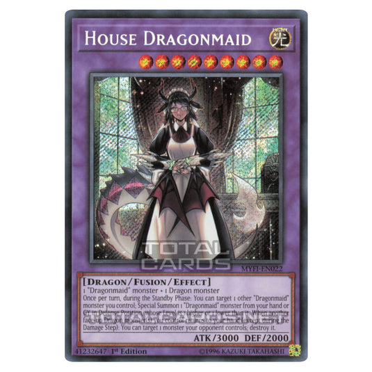 Yu-Gi-Oh! - Mystic Fighters - House Dragonmaid (Secret Rare) MYFI-EN02 Yu-Gi-Oh! - Mystic Fighters - House Dragonmaid (Secret Rare) MYFI-EN02