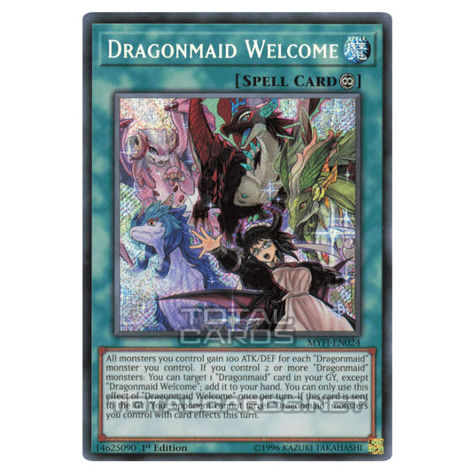 Yu-Gi-Oh! - Mystic Fighters - Dragonmaid Welcome (Secret Rare) MYFI-EN024