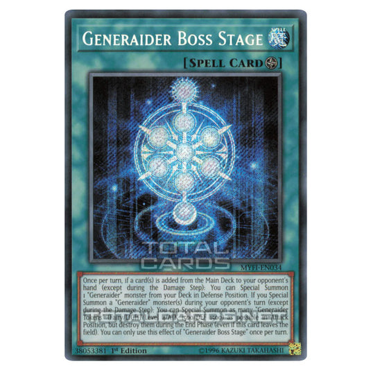 Yu-Gi-Oh! - Mystic Fighters - Generaider Boss Stage (Secret Rare) MYFI-EN034