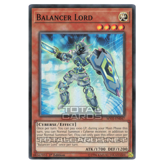 Yu-Gi-Oh! - Mystic Fighters - Balancer Lord (Super Rare) MYFI-EN047