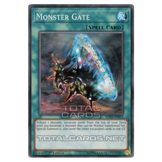 Yu-Gi-Oh! - Mystic Fighters - Monster Gate (Super Rare) MYFI-EN053 Yu-Gi-Oh! - Mystic Fighters - Monster Gate (Super Rare) MYFI-EN053