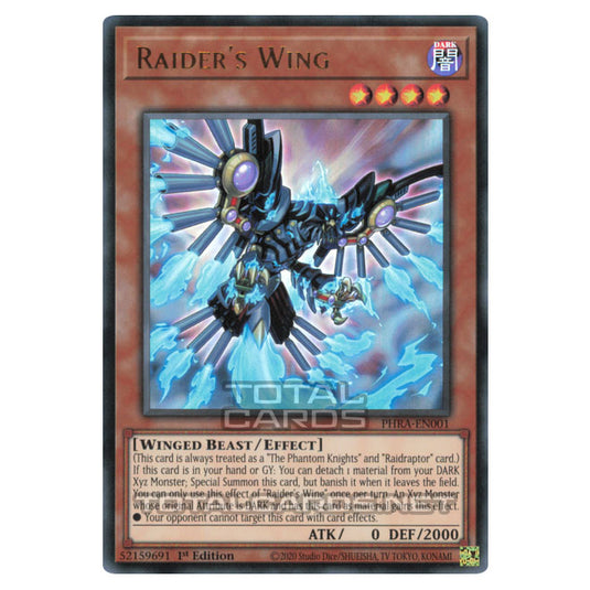 Yu-Gi-Oh! - Phantom Rage - Raider's Wing (Ultra Rare) PHRA-EN001