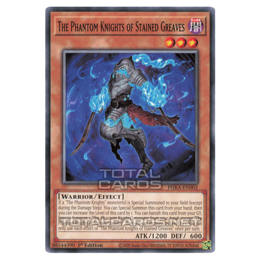 Yu-Gi-Oh! - Phantom Rage - The Phantom Knights of Stained Greaves (Common) PHRA-EN002