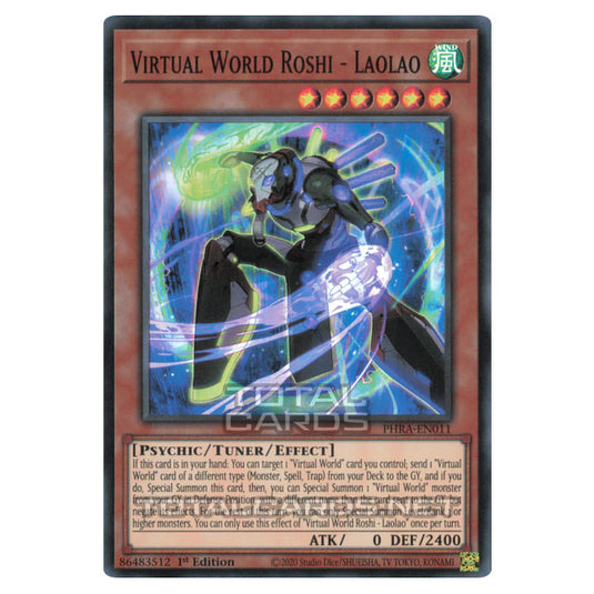 Yu-Gi-Oh! - Phantom Rage - Virtual World Roshi - Laolao (Super Rare) PHRA-EN011