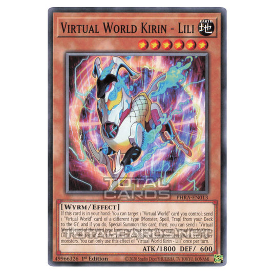 Yu-Gi-Oh! - Phantom Rage - Virtual World Kirin - Lili (Common) PHRA-EN013