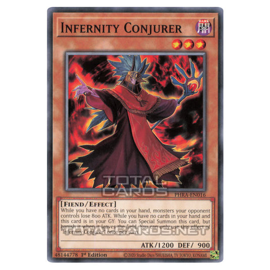 Yu-Gi-Oh! - Phantom Rage - Infernity Conjurer (Common) PHRA-EN016