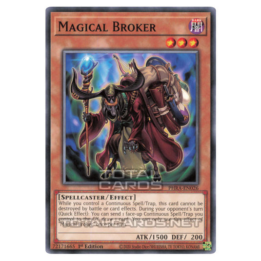 Yu-Gi-Oh! - Phantom Rage - Magical Broker (Common) PHRA-EN026
