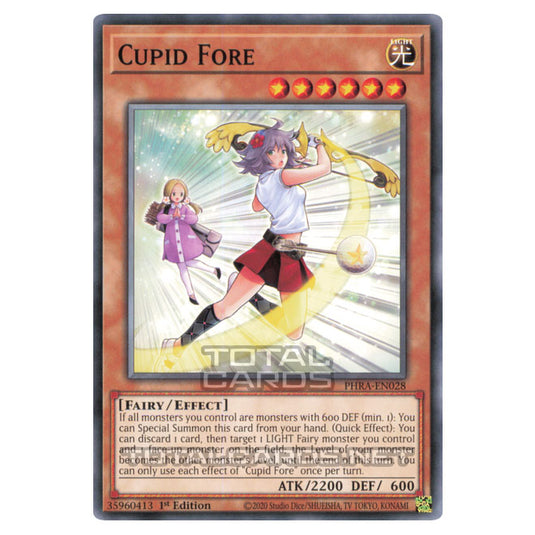 Yu-Gi-Oh! - Phantom Rage - Cupid Fore (Common) PHRA-EN028 Yu-Gi-Oh! - Phantom Rage - Cupid Fore (Common) PHRA-EN028