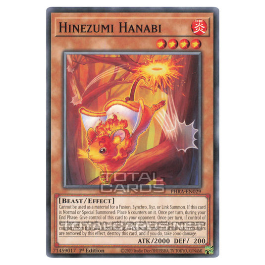 Yu-Gi-Oh! - Phantom Rage - Hinezumi Hanabi (Common) PHRA-EN029