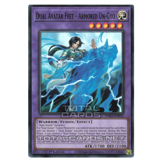 Yu-Gi-Oh! - Phantom Rage - Dual Avatar Feet - Armored Un-Gyo (Super Rare) PHRA-EN033