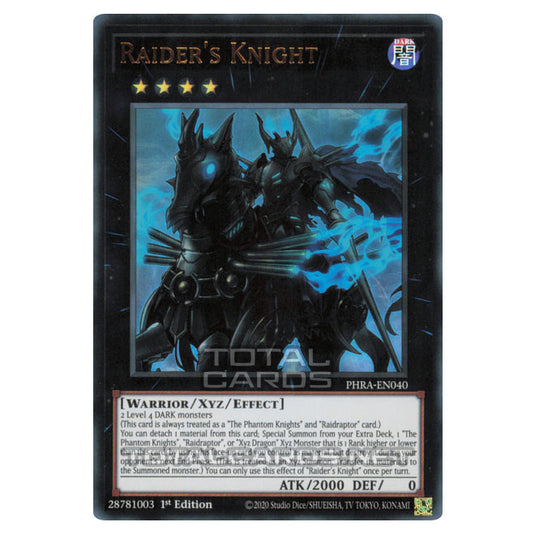 Yu-Gi-Oh! - Phantom Rage - Raider's Knight (Ultra Rare) PHRA-EN040