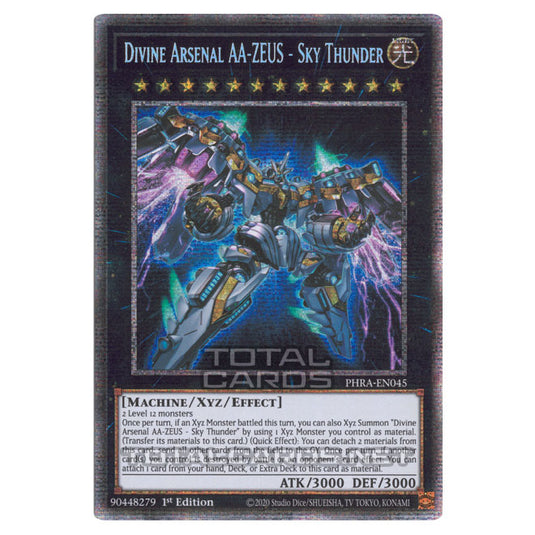 Yu-Gi-Oh! - Phantom Rage - Divine Arsenal AA-ZEUS - Sky Thunder (Starlight Rare) PHRA-EN045S