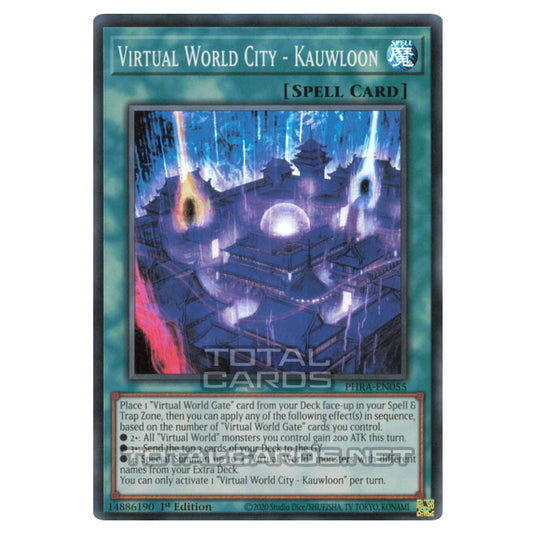 Yu-Gi-Oh! - Phantom Rage - Virtual World City - Kauwloon (Super Rare) PHRA-EN055