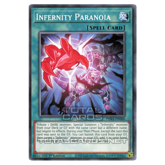 Yu-Gi-Oh! - Phantom Rage - Infernity Paranoia (Common) PHRA-EN060