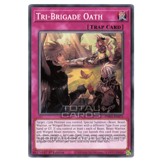 Yu-Gi-Oh! - Phantom Rage - Tri-Brigade Oath (Common) PHRA-EN071