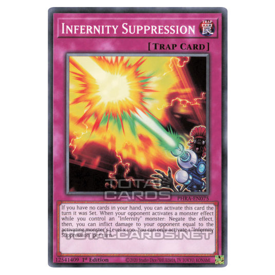 Yu-Gi-Oh! - Phantom Rage - Infernity Suppression (Common) PHRA-EN075