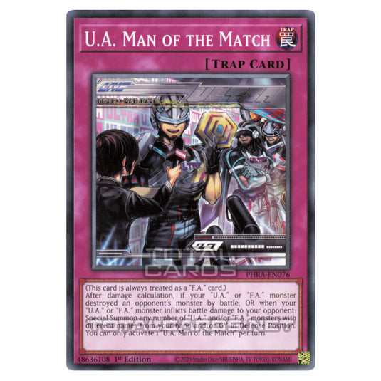 Yu-Gi-Oh! - Phantom Rage - U.A. Man of the Match (Common) PHRA-EN076