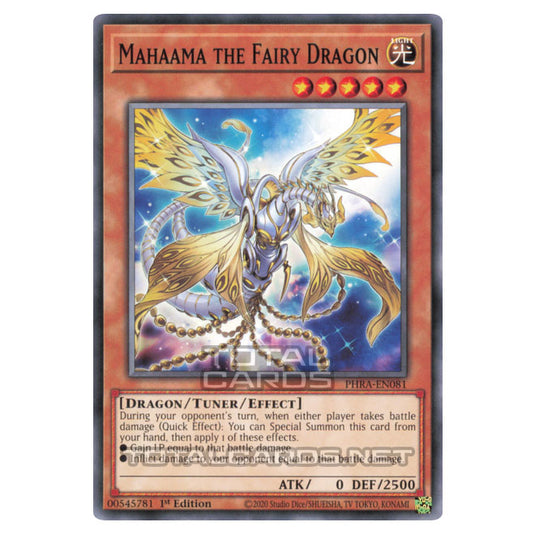 Yu-Gi-Oh! - Phantom Rage - Mahaama the Fairy Dragon (Common) PHRA-EN081