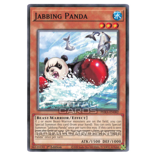 Yu-Gi-Oh! - Phantom Rage - Jabbing Panda (Common) PHRA-EN082