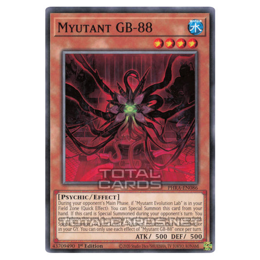 Yu-Gi-Oh! - Phantom Rage - Myutant GB-88 (Common) PHRA-EN086 Yu-Gi-Oh! - Phantom Rage - Myutant GB-88 (Common) PHRA-EN086