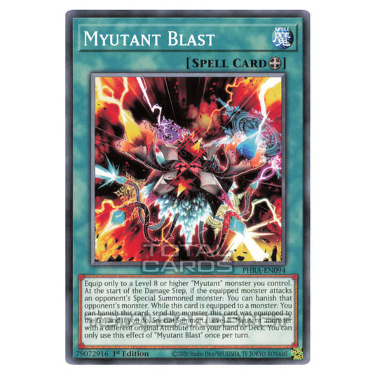 Yu-Gi-Oh! - Phantom Rage - Myutant Blast (Common) PHRA-EN094