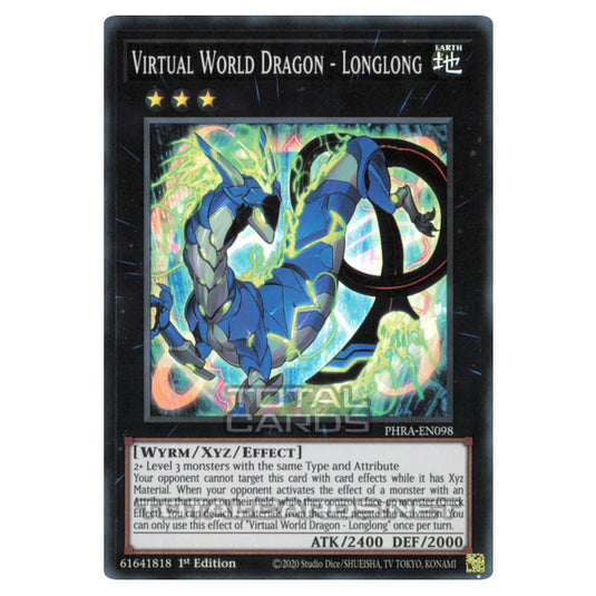 Yu-Gi-Oh! - Phantom Rage - Virtual World Dragon - Longlong (Super Rare) PHRA-EN098