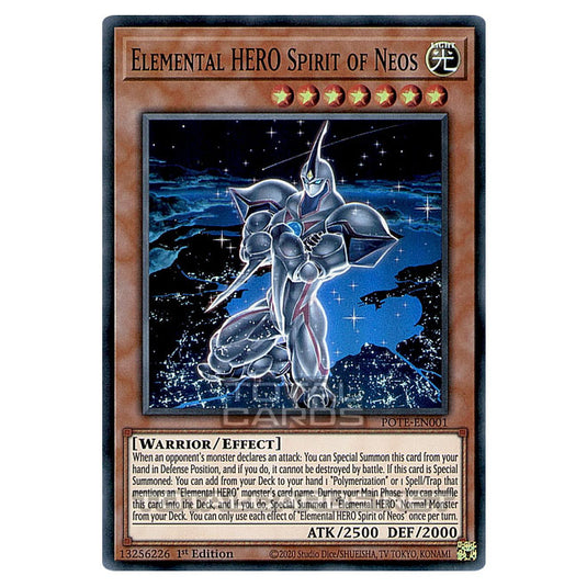 Yu-Gi-Oh! - Power of the Elements - Elemental HERO Spirit of Neos (Super Rare) POTE-EN001