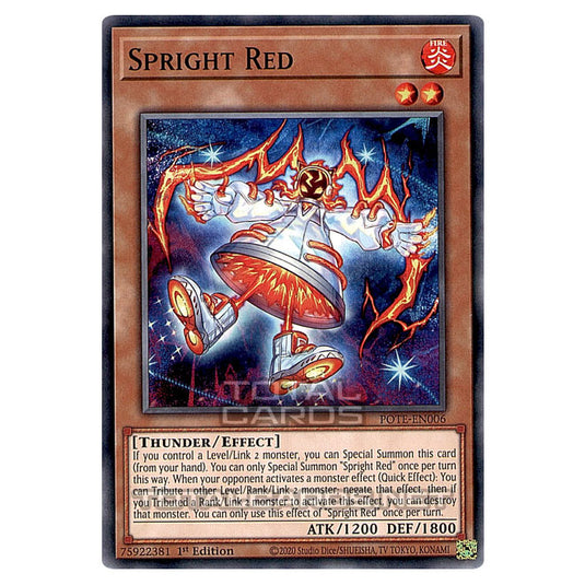 Yu-Gi-Oh! - Power of the Elements - Spright Red (Common) POTE-EN006