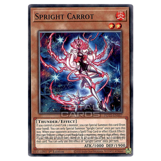 Yu-Gi-Oh! - Power of the Elements - Spright Carrot (Common) POTE-EN007 Yu-Gi-Oh! - Power of the Elements - Spright Carrot (Common) POTE-EN007