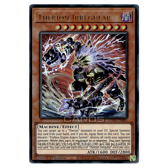 Yu-Gi-Oh! - Power of the Elements - Therion Irregular (Ultra Rare) POTE-EN009