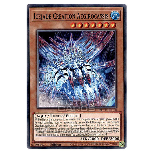 Yu-Gi-Oh! - Power of the Elements - Icejade Creation Aegirocassis (Common) POTE-EN010