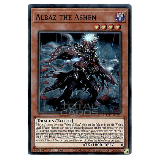 Yu-Gi-Oh! - Power of the Elements - Albaz the Ashen (Super Rare) POTE-EN011