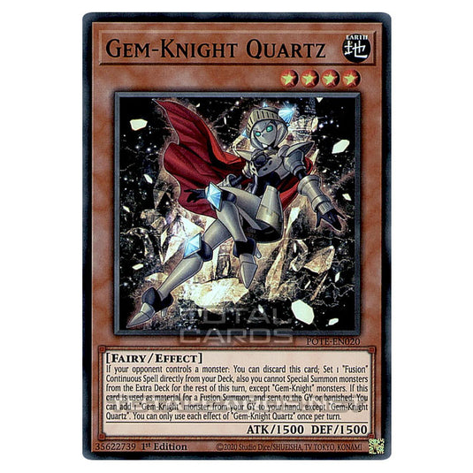 Yu-Gi-Oh! - Power of the Elements - Gem-Knight Quartz (Super Rare) POT Yu-Gi-Oh! - Power of the Elements - Gem-Knight Quartz (Super Rare) POT