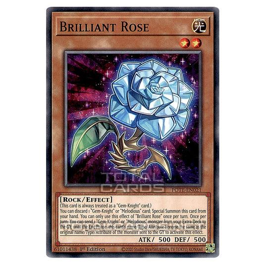 Yu-Gi-Oh! - Power of the Elements - Brilliant Rose (Common) POTE-EN021 Yu-Gi-Oh! - Power of the Elements - Brilliant Rose (Common) POTE-EN021