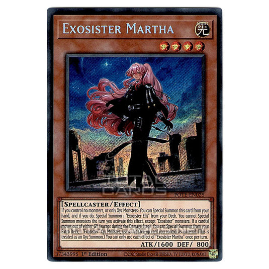 Yu-Gi-Oh! - Power of the Elements - Exosister Martha (Secret Rare) POTE-EN025