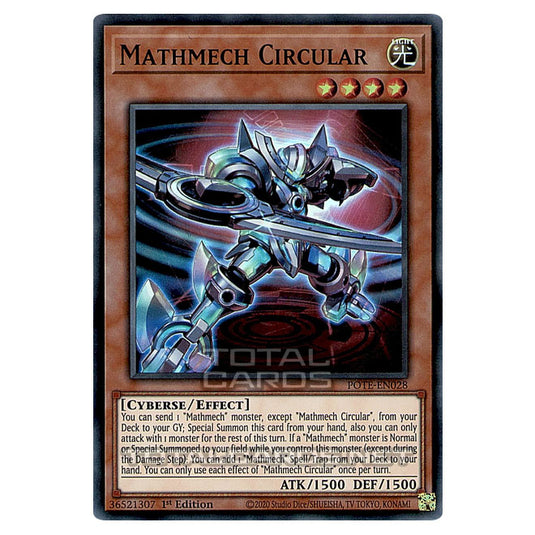 Yu-Gi-Oh! - Power of the Elements - Mathmech Circular (Super Rare) POTE-EN028