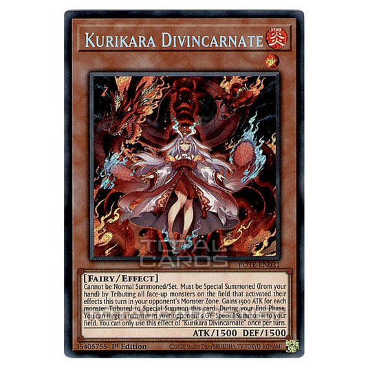 Yu-Gi-Oh! - Power of the Elements - Kurikara Divincarnate (Starlight Rare) POTE-EN031A